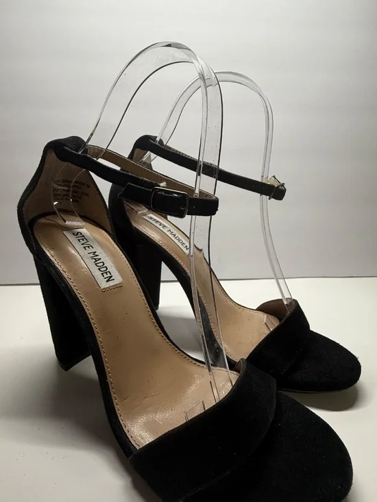 Steve Madden Black suede Carrson - Picture 3 of 9